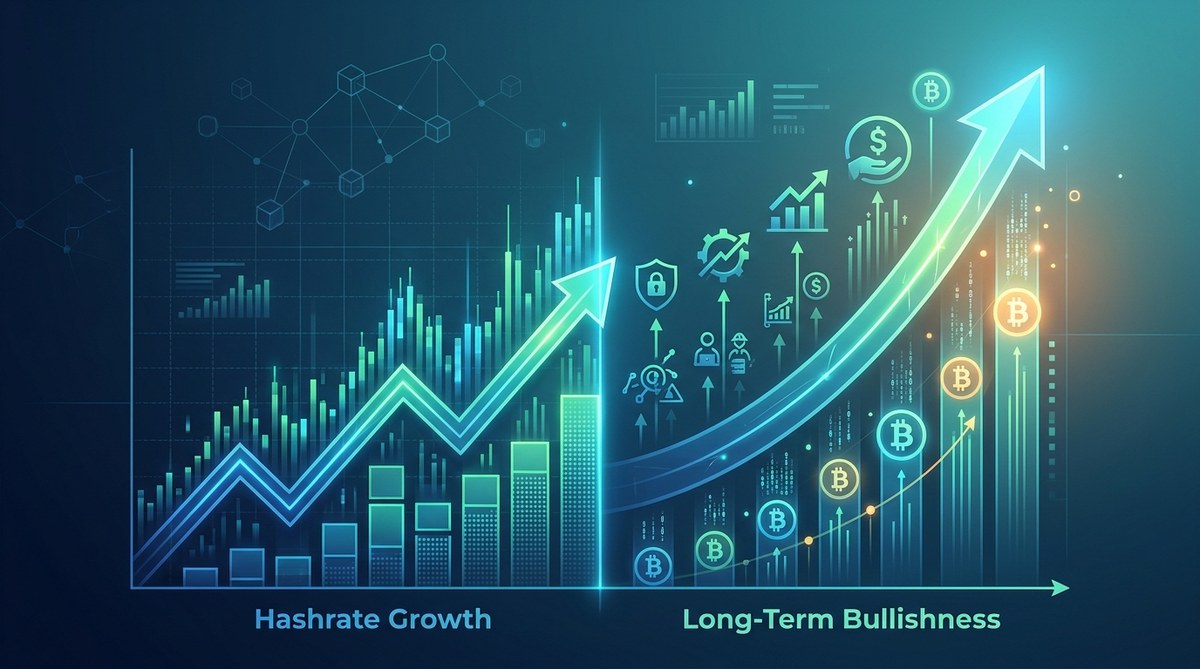 Why Bitcoin’s Hashrate Growth Signals Long-Term Bullishness