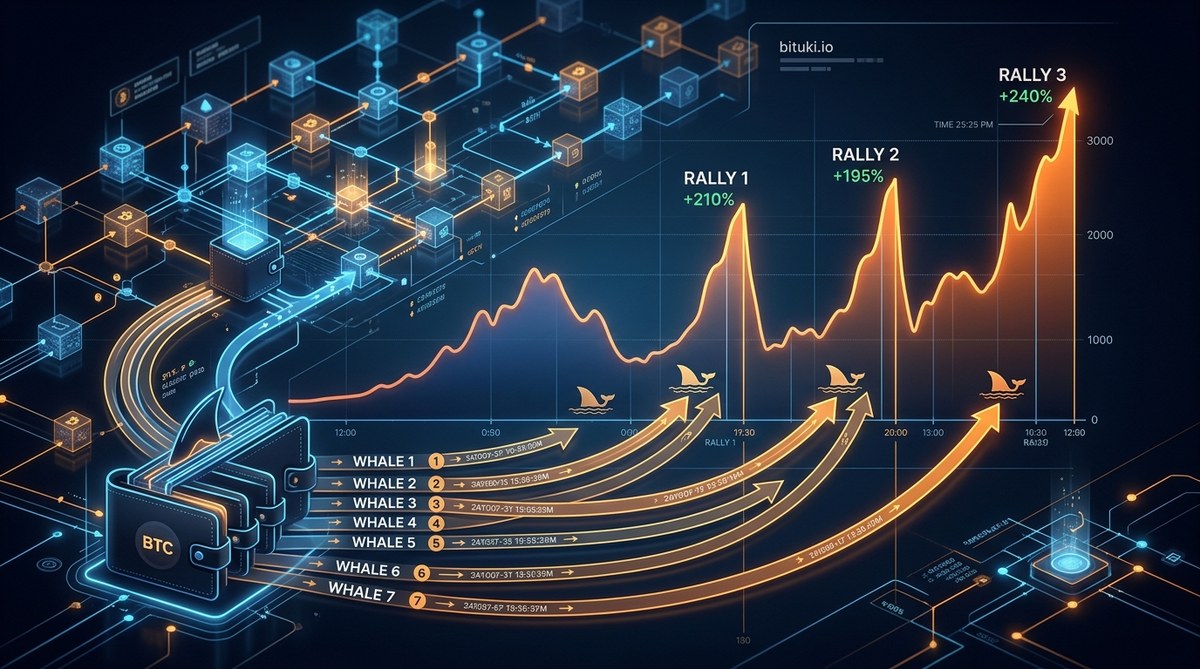 7 Bitcoin Whale Wallet Movements That Preceded the Last 3 Major Rallies