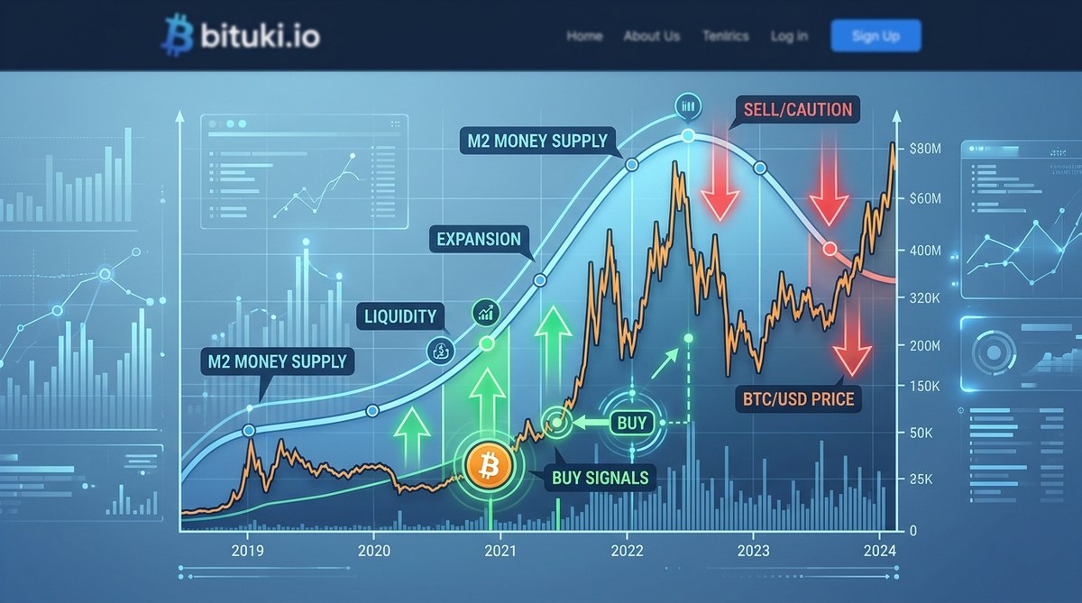 How to Use Bitcoin’s M2 Money Supply Ratio to Time Your Next Buy